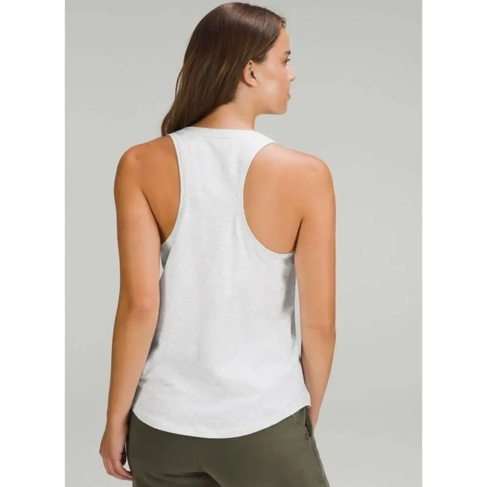 Lululemon Womens Love Racerback White Core Ultra Light Athletic Tank Top Small